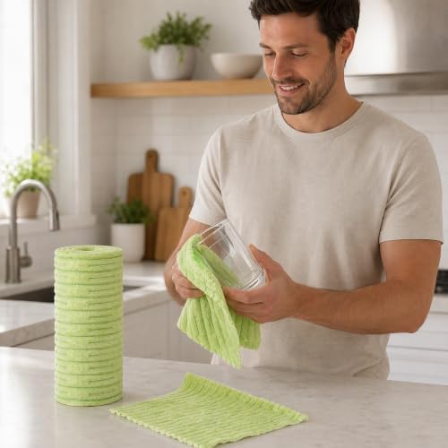Rinsora Tear-Off Microfiber Cleaning Towels