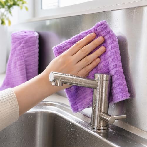 Rinsora Tear-Off Microfiber Cleaning Towels